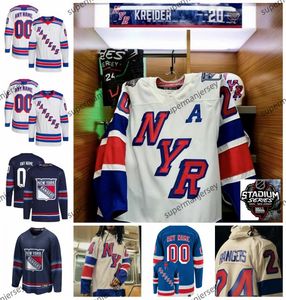 New York 23 Adam Fox Rangers 2024 Stadium Series Hockey Jersey Will Cuylle Igor Shesterkin Mika Zibanejad Chris Kreider Artemi Panarin Kakko Ryan Lindgren