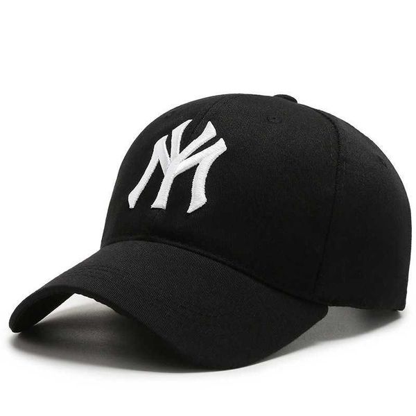 Gorra de béisbol bordada en 3D de Nueva York, 100% algodón, sombrero MY Dad, Snapback con letras, moda de sol de verano, Hip Hop