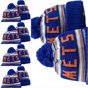 New York Beanie Yn North American Baseball Team Side Patch Winter Wool Sport Gebreide hoed Skull Caps A1