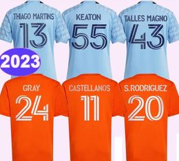 New York City Home 23-24 Personnalisé 8 LAMPARD 7 DAVID VILLA 10 MORALEZ 15 MCNAMARA 21 Pirlo 22 MATARRITA 28 MITRITA Thai Quality Soccer Jersey kingcaps Vêtements de football