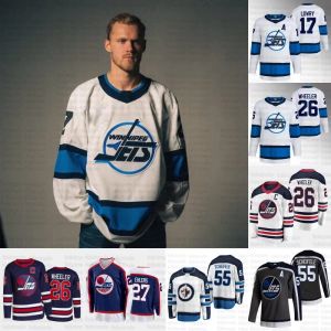 Maillot de hockey personnalisé hommes femmes jeunes New''York''Jets''Winnipeg Josh Morrissey Adam Lowry Nikolaj Ehlers Wheeler Scheifele Appleton Perfetti Toninato