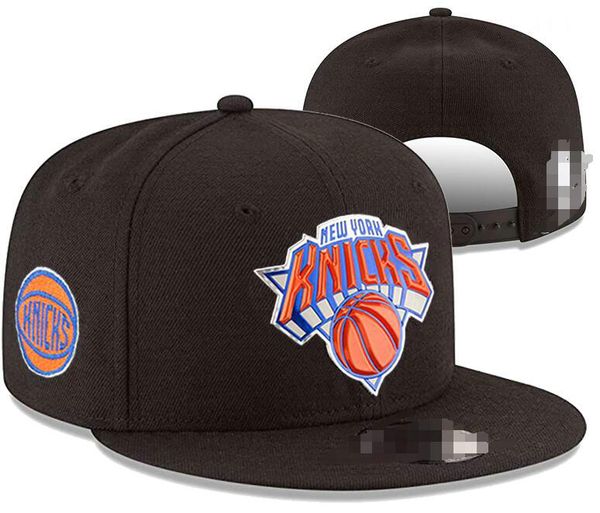New York''Knicks''Ball Caps 2023-24 unisexe mode coton casquette de baseball chapeau snapback hommes femmes chapeau de soleil broderie printemps casquette d'été en gros a3