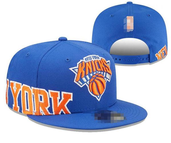 New York''knicks''ball Caps 2023-24 Unisexe Mode Coton Baseball Snapback Hommes Femmes Chapeau de Soleil Broderie Printemps Eté Casquette En Gros A4