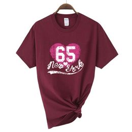 Lettre de New York T-shirts de coton pour les femmes drôles surdimension tops rue Hip Hop Vêtements All-Math Femme Short Sleeve