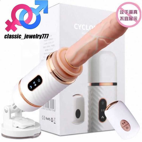 New York gode télescopique vibrateur chauffant gode vibrateur Masturbation féminine sex toy godes électriques