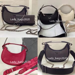 Nieuwe Zadig Voltaire Tas ZV MOONROCK Half Moon Bags Designer Grote Vleugels Schurend Leer Vrouw Kussen Schouder Klinknagel Handtas Crossbody Portemonnee Keten Handtassen