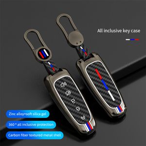 New Zinc Alloy Car Key Case Cover Shell For Kia Sportage R GT Sorento Niro Soul Telluride Ceed K3 K4 K5 K8 Cerato Picanto Key Fob