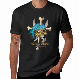 Nieuwe Zorlac Pushead Piraat Schedel T-Shirt plus size t-shirts zwarte t-shirts Korte mouw tee zwaargewicht t-shirts voor mannen D9BR #
