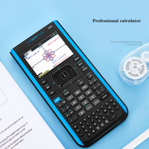 New100% Calculadora de calculadora Calculadora USA Texas Instrumetns Ti Nspire CX COL Color Graphics Inglés Sat/AP Especial