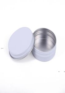 NEW15ML Botella de aluminio de metal Latas Envases de bálsamo labial Frascos vacíos Latas con tapa de tornillo EWA63884527661