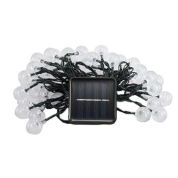 New25m mm LED Solar String Licht Licht Decoratie 8 Modellen 20 koppen kristalbollen bubbelballamp waterdicht voor buitentuin RRE10715