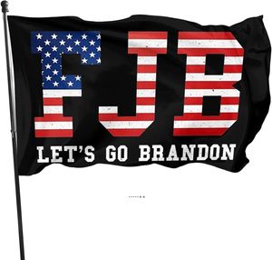 NEW3 * 5Ft Lets Go Brandon Bannière Drapeau 90 * 150cm Extérieur Intérieur Petit Jardin Drapeaux - FJB Simple Couture-Polyester 20 Styles RRB11741