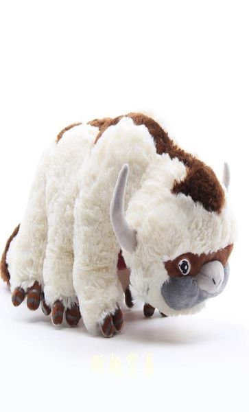 Newarrival 100 algodón Avatar Peluches Last Airbender Appa Juguetes suaves vaca peluche para regalos 45CM1102721