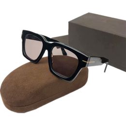 Nouveauté F0722 lunettes de soleil polarisées unisexe concise planche carrée Fullrim dégradé lunettes UV400 55-19-145 lunettes occhiali des2445