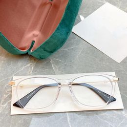 Monture de lunettes optiques légères unisexe cc1061, planche ovale en métal importé, jante complète 54-16-145 pour lunettes de prescription, étui design complet