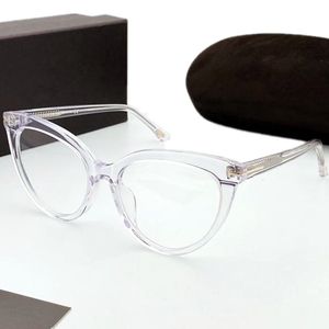 Women's Full-rim Cateye Eyeglass Frames with Pure-plank Temples in Black - 54-17-140