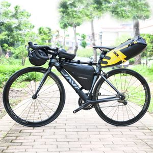 Sac à vélo de Newbouther Sagrage de vélo de grande capacité Sac de vélo de route MTB Sac Triangle Sac de calfeutrage imperméable ACCESSOIRES PANIER