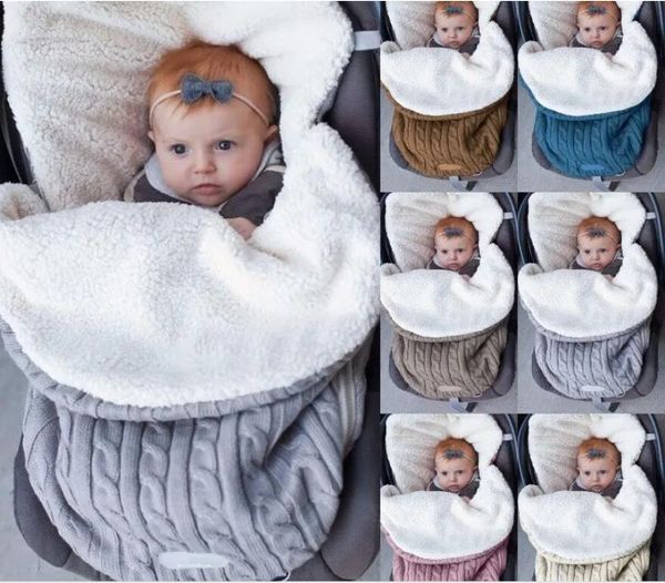 Couverture pour nouveau-né de 0 à 12 mois, pour literie, poussette, Super douce et chaude, sac de couchage pour bébés garçons et filles, lange d'emmaillotage Manta Bebes