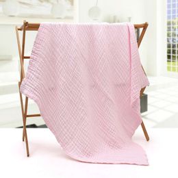 Nouveau-né 6 couches Musline Swaddle Coverts for Boys Girls Baby Soft Receiving Blanket Toddler Kids Bath Tails Bath Stuff