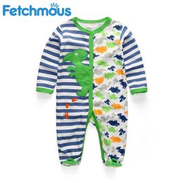 Nouveau-né bébés vêtements de nuit bébé garçons filles couverture dormeurs infantile à manches longues bébé pyjamas vêtements LJ200827