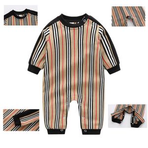 Baby jumpsuits mode rompertjes jongens meisjes baby unisex lange mouwen jumpsuits hoge kwaliteit katoen kinderen kinderen ademende onesies