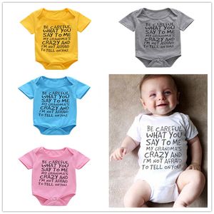 Nouveau-né bébé body vêtements d'été garçons filles combinaison lettre à manches courtes coton vêtements infantile tenues 3-18M pour enfants cadeaux