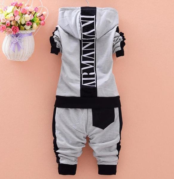 Ensembles de vêtements pour bébé nouveau-né à manches longues Tshirtpants 2pcs Suit Kids Brand Coton Infant Girl Robe Bebes Jogging Jogging Tracksuit6490930