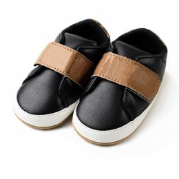 Newborn Baby Boy Girl Crib Shoes Faux Leather Infant Toddler Pre Walker Sneakers New Baby Shoes