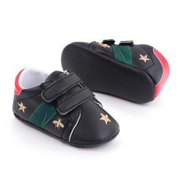 Zapatos de primeros pasos para bebés recién nacidos, zapatos de suela blanda de PU para bebés y niños pequeños, zapatillas de deporte para niños, zapatos de cuna 9760254