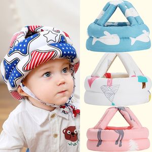 Nouveau-né bébé garçons filles protéger tête casque de sécurité chapeaux Anti lutte casquettes pour enfants empêcher jouer marche Impact chapeau M3152