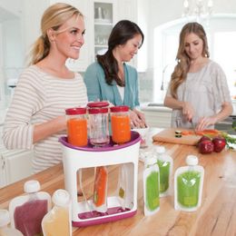 Pasgeboren Baby Containers Opslag Voeding Maker Leverie Babyvoeding Fruit Juice Maker Easy Clean Baby Food Squeeze Station