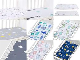 Sábanas ajustables para cuna de bebé recién nacido, 13,070 cm, Sábana con estampado de dibujos animados, fundas de colchón para cama de bebé, unisex, niños y niñas 2551 Q21154872