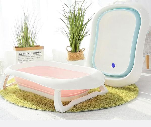 Baignoire pliante pour bébé nouveau-né bébé baignoires de natation du corps de bain de baignoire portable pliables