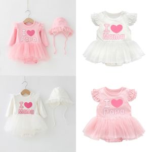 Pasgeboren baby meisje baby jurk kleding roze prinses jurk dooptism vestidos witte jurk ropa bebe baby meisje jurken 3 6 9 maanden Q1223