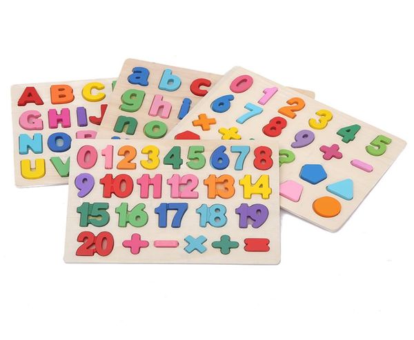 Lettre de puzzle pour bébé nouveau-né et le numéro de nombres pour tout-petit pour enfants pour les enfants et les filles de la petite enfance Toy7113099