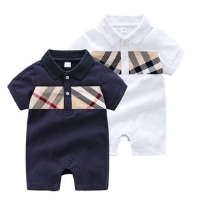 Pelele de bebé recién nacido, ropa de diseñador, peleles de manga corta para bebé, ropa infantil, monos para bebés y niñas de 0 a 24 meses