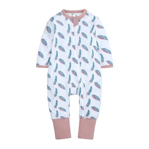 Pasgeboren baby rompertjes lente / herfst katoen kleding baby grils kerst romper jongens dierlijke bloemen kostuums pyjama