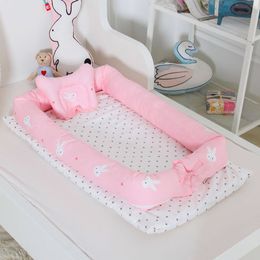 Pasgeboren Baby Slee Multifunctionele opvouwbare anti-druk Bionic Nest Unisex Bed Crib Mar15