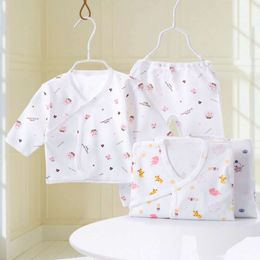 Conjuntos de ropa de dormir para bebés recién nacidos Unisex Unisex Authorfits Lindos Camisas estampadas Pantalones Algodón Soft Anti-Kicking Pamas L2405