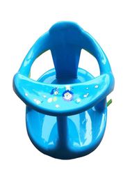 Chaise de baignoire nouveau-née siège de bain pour bébé pliable avec dossier Support Antiskide Sécurité Aspiration Sage de douche Mat1869046