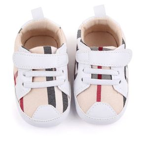 Pasgeboren Jongens Meisjes Babyschoenen Soft Sole Plaid Baby Schoenen Zuigelingen Antislip Casual Schoen sneakers 0-18Months