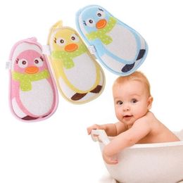 Produits de soins pour nouveau-nés, éponge de bain pour fête prénatale, brosses de bain pour nourrissons et enfants en bas âge, accessoires de serviettes de lavage du corps en coton