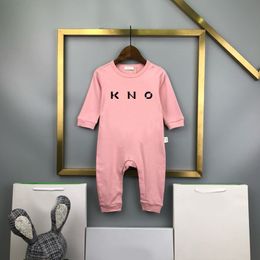 Ropa para recién nacidos Diseñadores para bebés Mamelucos 100% algodón Mameluco de lujo para niños Niños Niñas Monos de marca K Monos lindos para niños Body infantil kalekids-6 CXD2401191