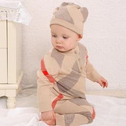 Pasgeboren kleding Luxe baby rompertjes Designer baby bodysuit voor kinderen Baby ontwerpers Katoenen romper Kinderen jumpsuits Jongen meisje rompertjes kalekids-6 CXD2401184
