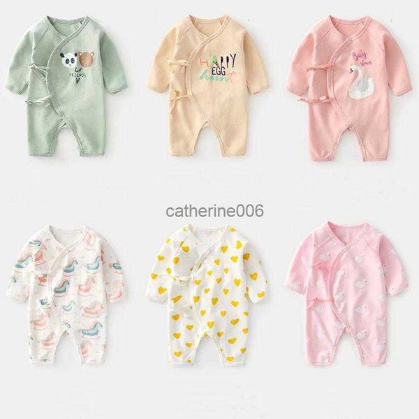 Vêtements nouveau-nés pour filles vêtements de bébé vêtements une pièce infantile fille cadeau vêtements moine barboteuses coton combinaison pour 0-12 M L230625