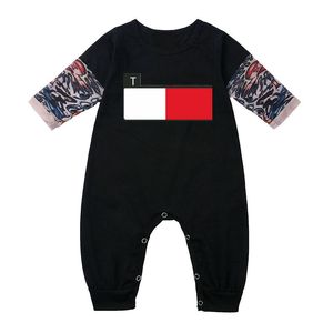 Designer nouveau-né les bébés filles et les garçons Bompers à manches courtes coton saut à sauts pour enfants marques imprime