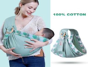 Pasgeboren Ergonomische Kangoeroe Sling Ring Baby Doek Tas Kinderdrager Baby Wrap Voorkant Zogen Verpleging Voeden 100% Katoen1104637