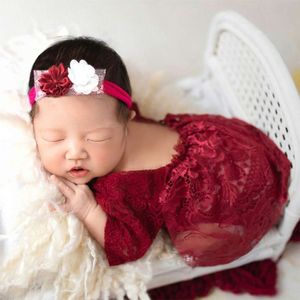 NOUVELLON PHOTO PHOTES SUPPRIMANT LAGLE SUIGHT POSE Vêtements Baby Photography Cost Backless Princesse Romper Costume bébé L2405