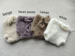 Propiedades de fotografía de recién nacidos pantalones cortos de lana de visón