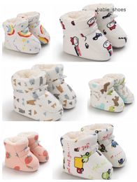 Chaussure pour nouveau-né, bottes personnalisées pour bébé, bottes en fourrure, plusieurs couleurs, chaussures pour bébé garçon, nouveau-né, chaussures en coton, chaussures de berceau, chaussures d'hiver en peluche, chaussures de bébé